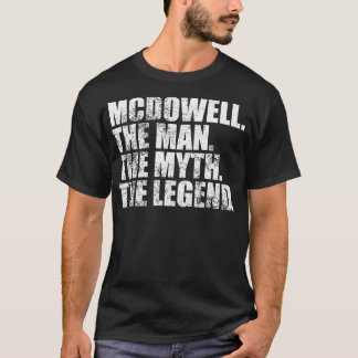 T-shirt McdowellMcdowell Nom de famille Mcdowell prénom Mc