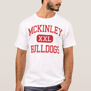 T-shirt McKinley - bouledogues - lycée - canton Ohio