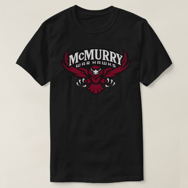T-shirt McMurry WAR HAWKS ABILENE TX (Design devant)
