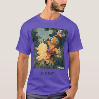 T-shirt Mdr Shrek Gingy Mange Moi Meme drôle