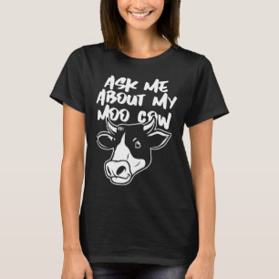 T-shirt Me Demander Mon Moo Cow Premium