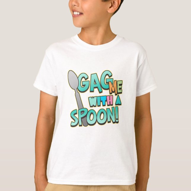 T-shirt Me Gâcher Avec Une Cuillère (Devant)
