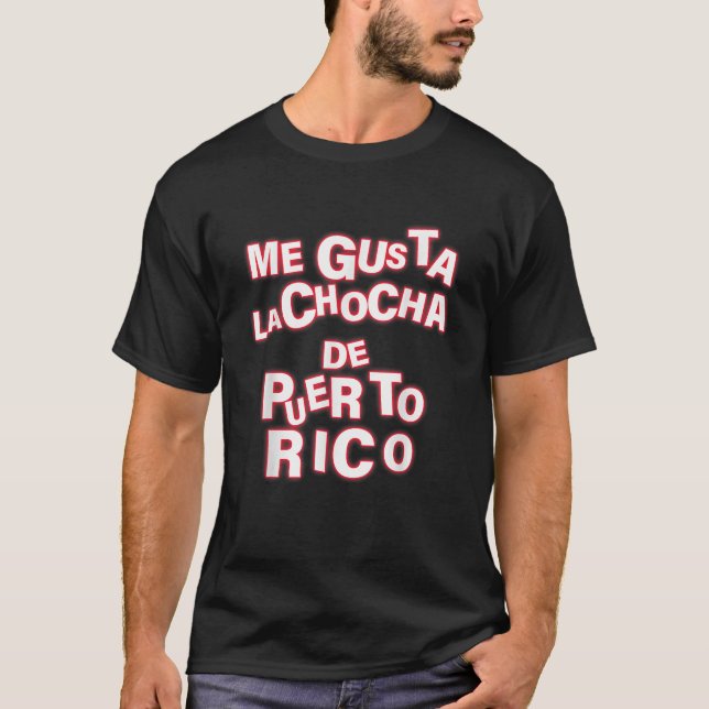 T-shirt Me Gusta La Chocha De Porto Rico Apparel (Devant)