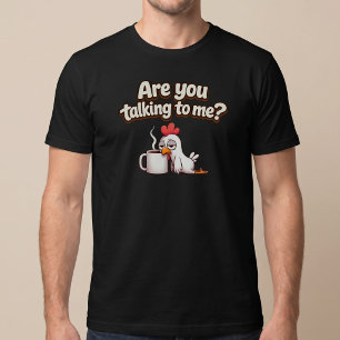 T-shirt Me Parles-Tu ? Poulet Drôle Café