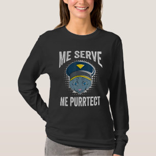 T-shirt Me Servez-moi Protéger la protection Purge Police 