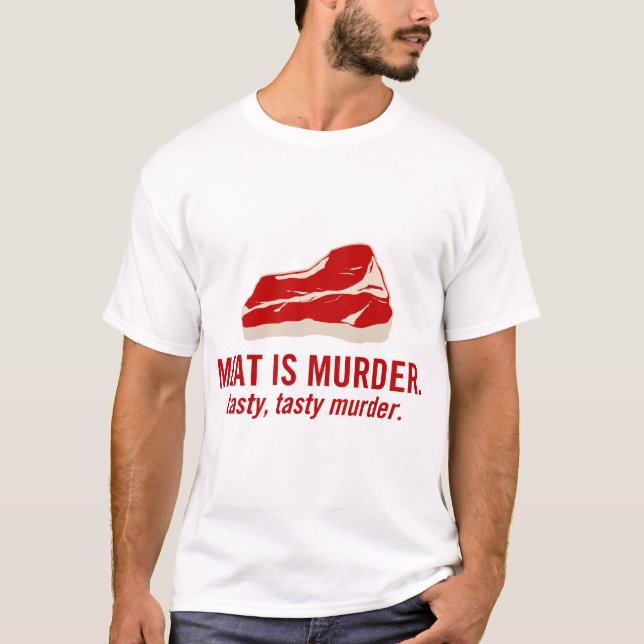 T-shirt Meat is Murder (Devant)