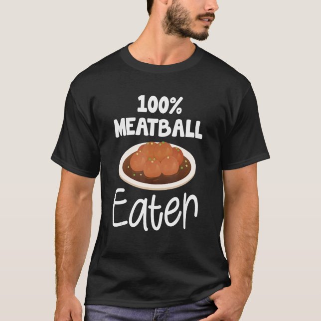 T-shirt Meatball Meatball Recette Meatball Food (Devant)