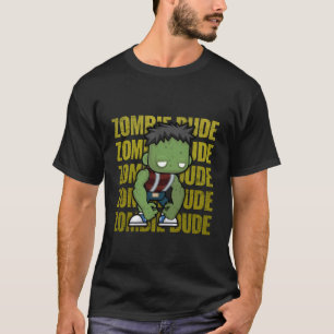 T-shirt Mec Zombie Mignon Adorable Kawaii Halloween Zombie