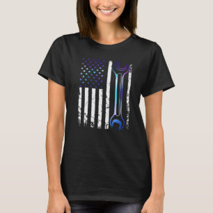 T-shirt Mécanicien automobile Clé Atelier Outils