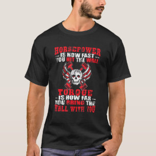 T-shirt Mécanicien diesel drôle puissance couple