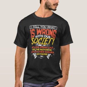 T-shirt Mécanicien diesel Réparation de voiture Je vous di