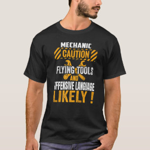 T-shirt Mécanicien drôle Entretien Homme Garage Voitures T
