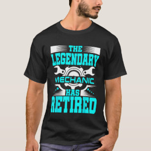 T-shirt Mécanicien Retraite Collègue de légende Patron