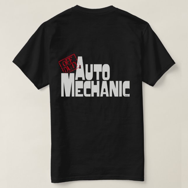 T-shirt Mécanique automobile drôle (Design dos)
