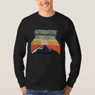 T-shirt Mécanique Automobile Pour Femmes Mécanique Automob
