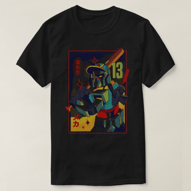 T-shirt Mécanique de baseball (Design devant)