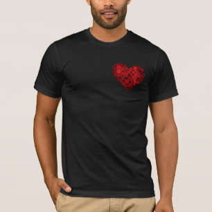 T-shirt mécanique de coeur