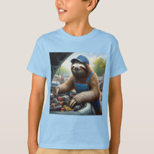 T-shirt Mécanique de fentes