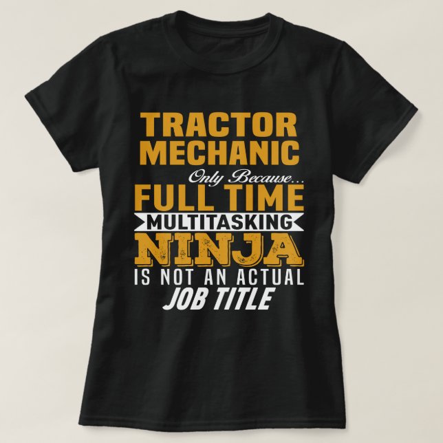 T-shirt Mécanique du tracteur (Design devant)