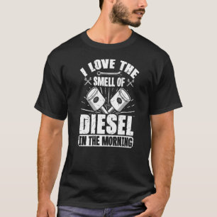 T-shirt Mécanique J'Aime L'Odeur Du Diesel Le Matin