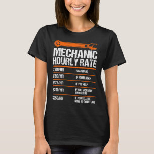 T-shirt Mécanique Taux horaire futur Mécanique