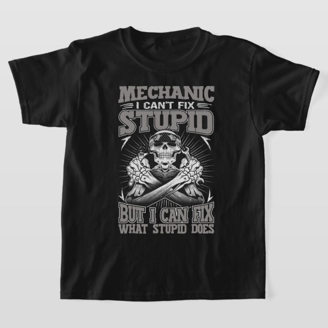 T-shirt Mécanique Voiture Guy Mécanique Je Ne Peux Pas Fix (Poser)