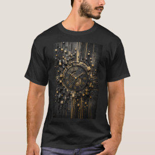 T-shirt Mécanisme Intemporel   Horloge Luxueuse en Micro M