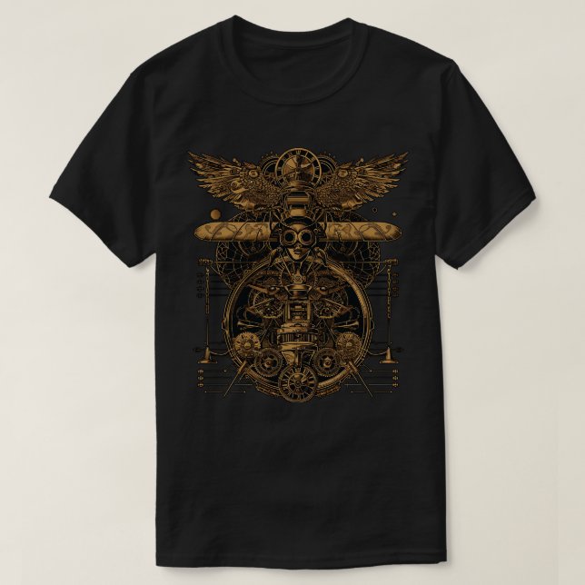 T-shirt Mécanisme Steampunk (Design devant)