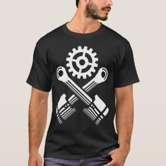 T-shirt Mechanic engine pistons friend