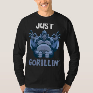 T-shirt Médaille de Gorille de Chillin