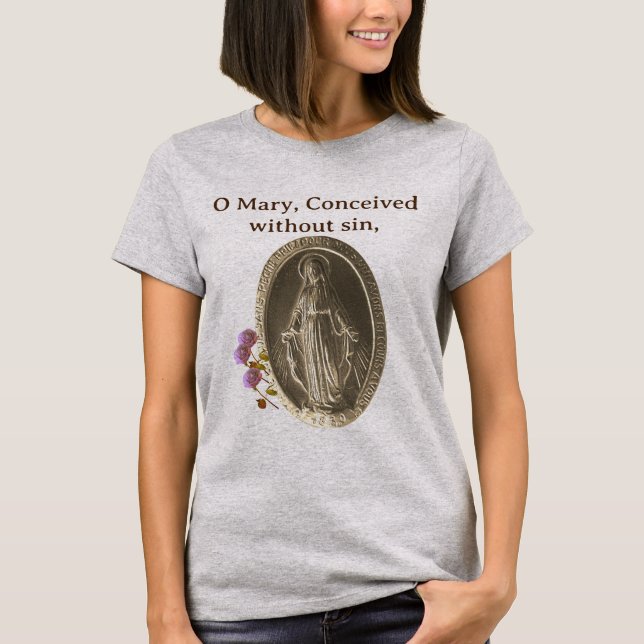 T-shirt Médaille miraculeuse (Devant)