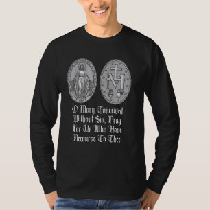 T-shirt Médaille miraculeuse Maire Notre Dame Catholique 5