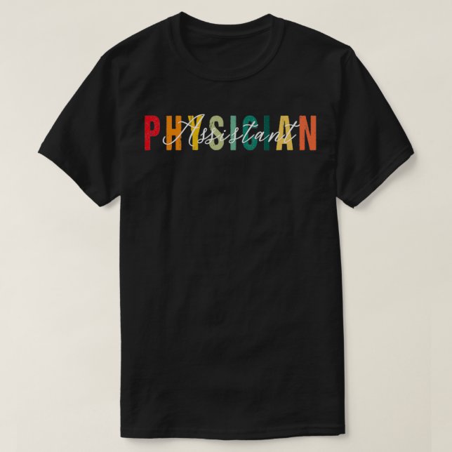 T-shirt Médecin Assistant amusant étudiant PA Graduation (Design devant)