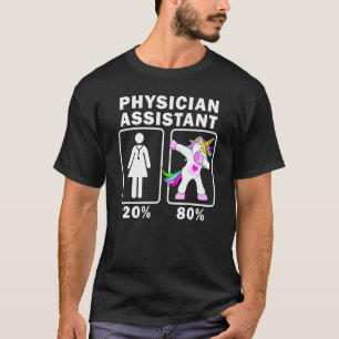 T-shirt Médecin Assistant Dabbing Unicorne 20 80 Principe