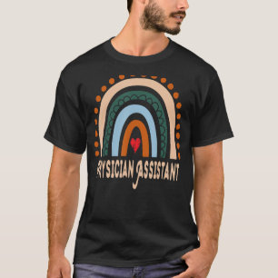 T-shirt Médecin Assistant Rainbow Appréciation essentielle