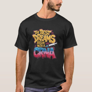 T-shirt Médecin d'anesthésie CRNA Infirmière Conception An