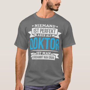 T-shirt Médecin Docteur Docteur Étudiant Dissertation Cade