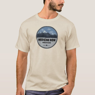 T-shirt Médecine Bow Mountains Colorado Wyoming Camping