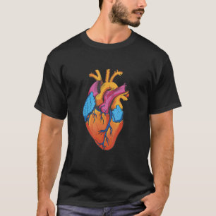 T-shirt Médecine cardiaque anatomie Médecin Chirurgien