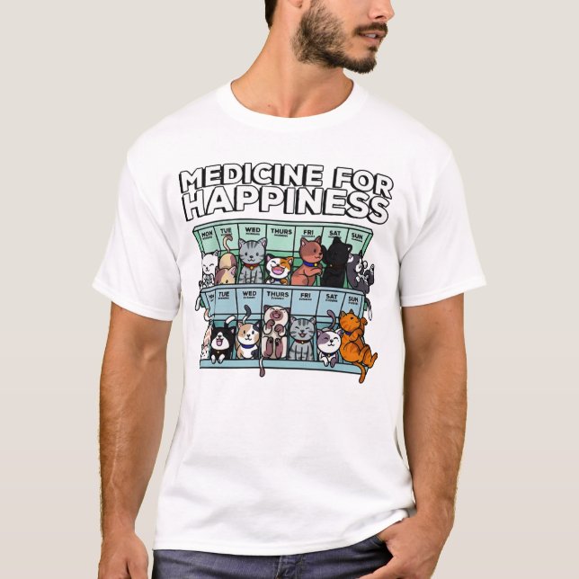 T-shirt Médecine Du Bonheur (Devant)