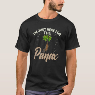 T-shirt Médecine végétale Panax végane végane Nourriture D