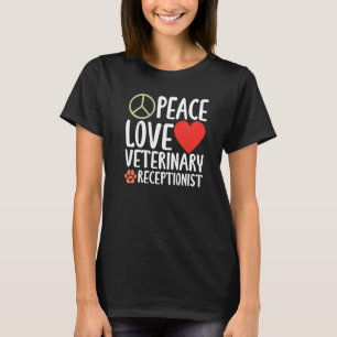 T-shirt Médecine vétérinaire technicien vétérinaire récep