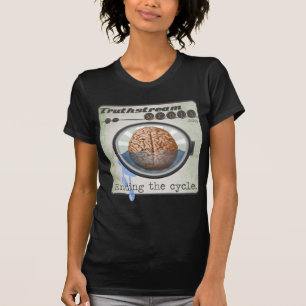 T-shirt Médias de Truthstream soumettant le logo à un