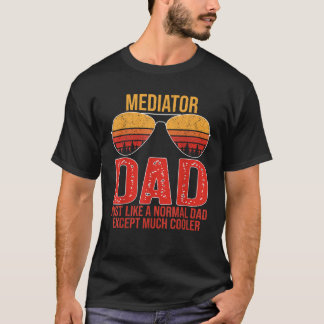 T-shirt Médiateur père Retro Lunettes de soleil pour père 
