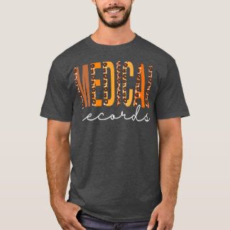 T-shirt Medical Records leopard Fall Autumn Lovers Thanksg