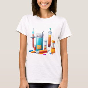 T-shirt Medical Tools Cartoon Tee