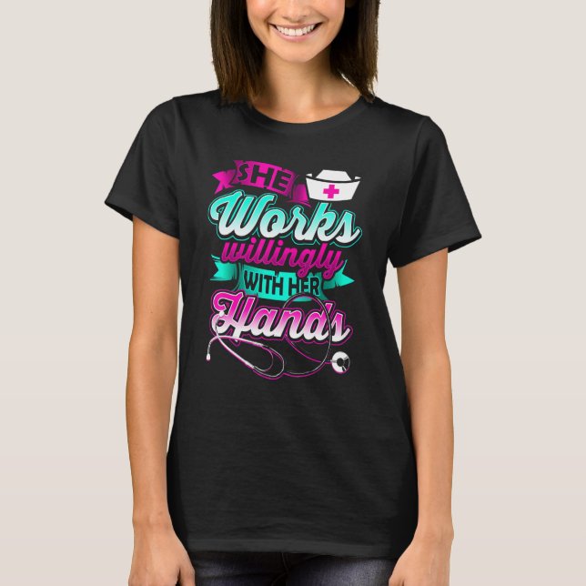 T-shirt MÉDICALE INFIRMIER Médicale fournisseur de soins C (Devant)