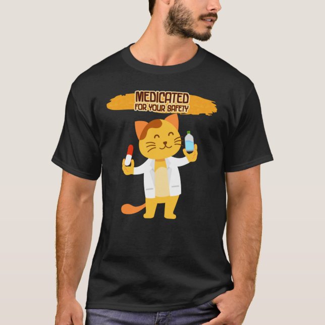 T-shirt Médicé Pour Votre Sécurité (Devant)