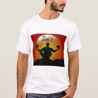 T-shirt Méditation de drogué de golf de disque