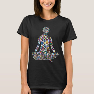 T-shirt Méditation de yoga Santé des femmes détendues